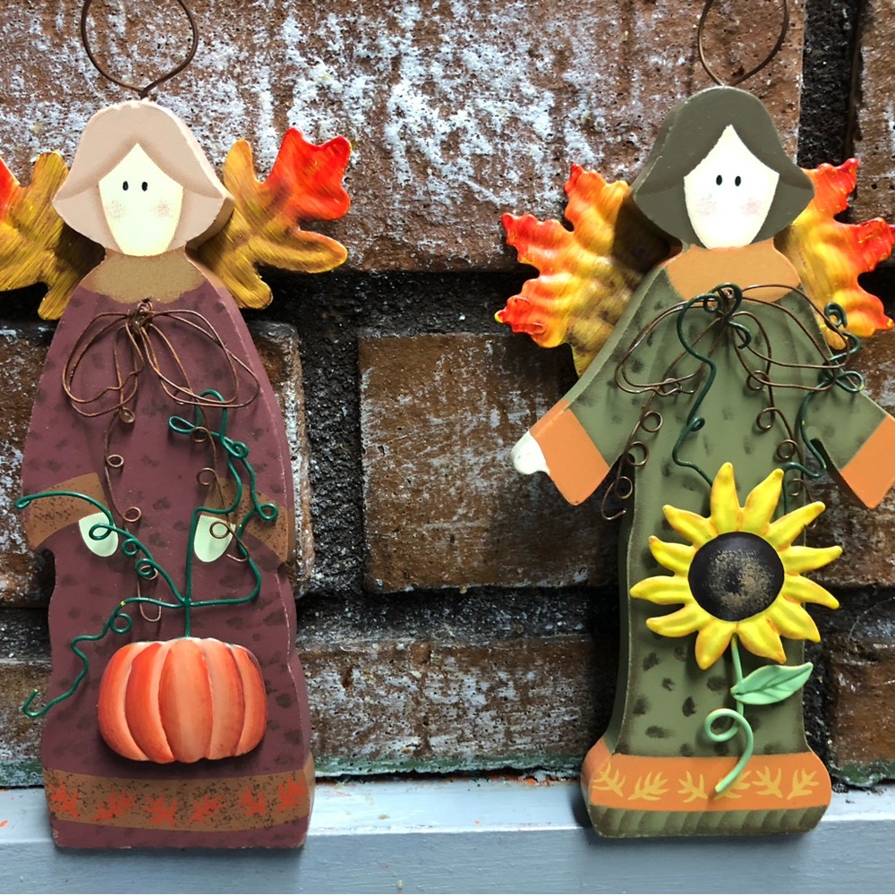 Fall Wooden Figures